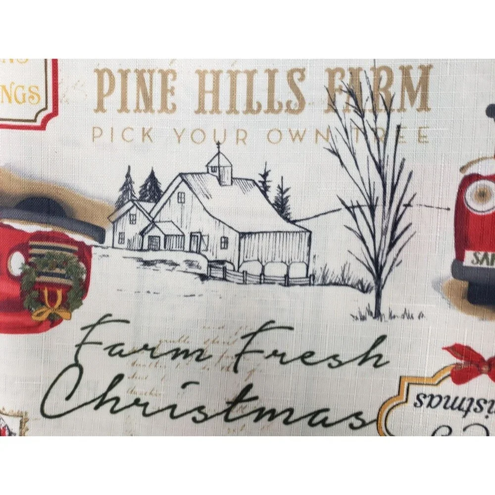 Printed Fabric Tablecloth,60